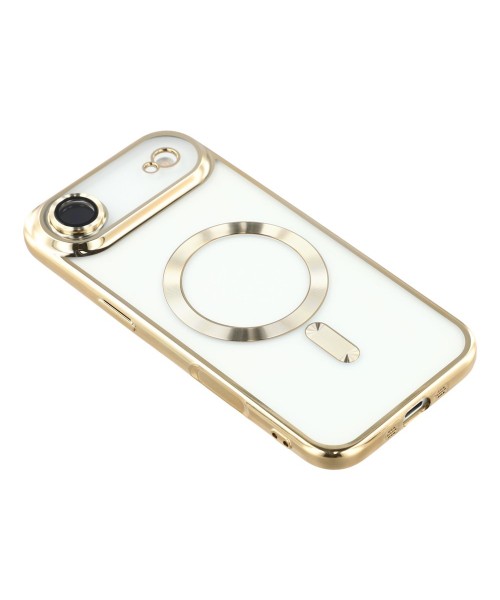 Siipro Back Cover Θηκη Σιλικονης Με Τζαμακι Καμερας Και Magsafe (Iphone 17 Air)-Χρυσό