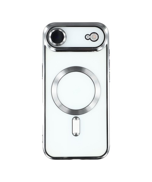 Siipro Back Cover Θηκη Σιλικονης Με Τζαμακι Καμερας Και Magsafe (Iphone 17 Air)-Ασημί