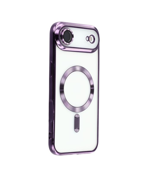Siipro Back Cover Θηκη Σιλικονης Με Τζαμακι Καμερας Και Magsafe (Iphone 17 Air)-Μώβ