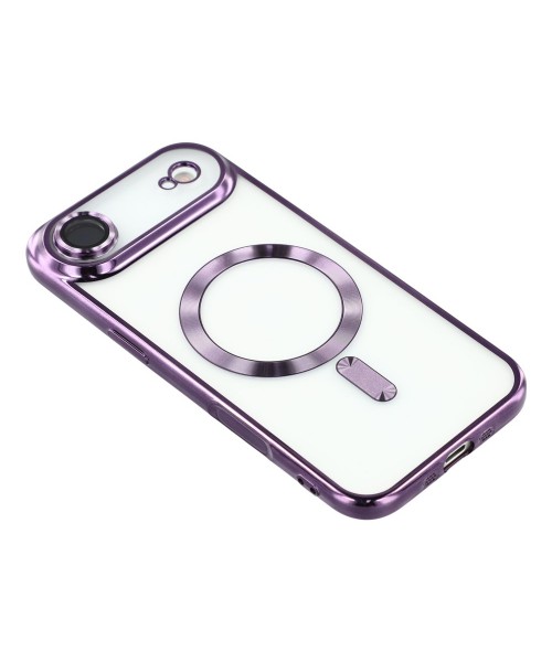 Siipro Back Cover Θηκη Σιλικονης Με Τζαμακι Καμερας Και Magsafe (Iphone 17 Air)-Μώβ