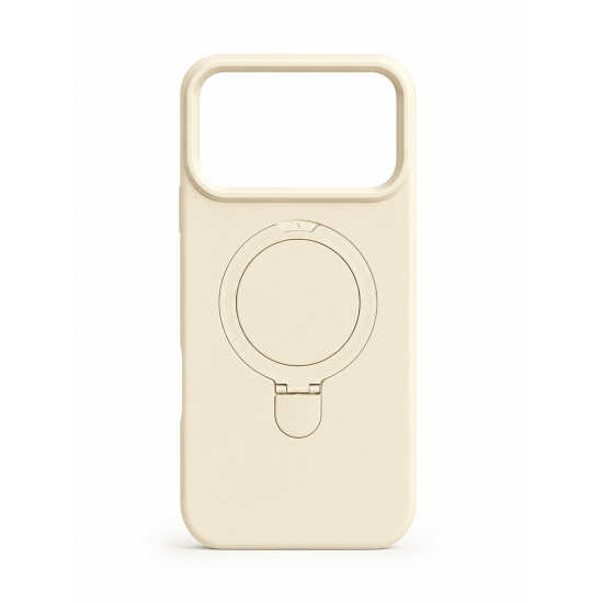 Θήκη Κινητού με MagSafe και Περιστρεφόμενο Stand – Μπεζ