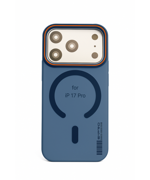 Θήκη Σιλικόνης MagSafe για iPhone 17 Pro – Μπλε Navy