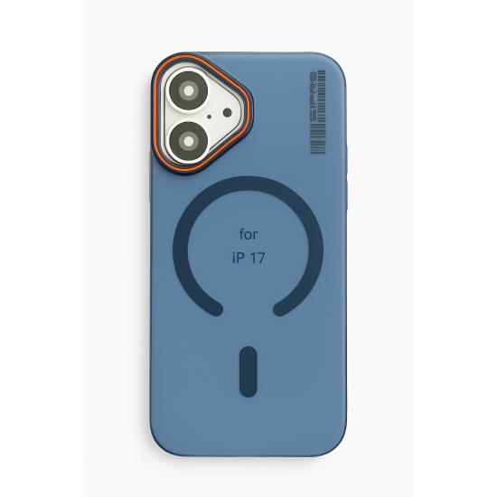 Θήκη MagSafe Σιλικόνης για iPhone 17 – Μπλε Matte Προστασία