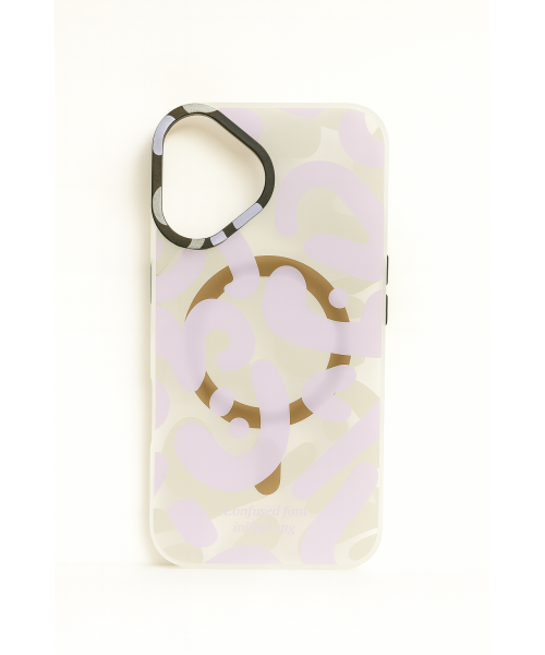 Θήκη iPhone 17 “Confused Font” – Μοναδική minimal αισθητική με soft pastel αποχρώσεις