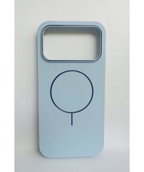 Θήκη MagSafe για iPhone 17 Pro Max – Γαλάζια με Μπλε Λεπτομέρειες