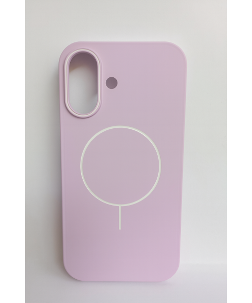 Θήκη MagSafe για iPhone 17 – Λιλά με Λευκές Λεπτομέρειες