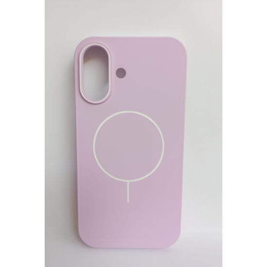 Θήκη MagSafe για iPhone 17 – Λιλά με Λευκές Λεπτομέρειες