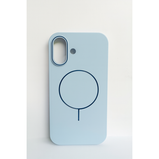 Θήκη MagSafe για iPhone 17 – Ανοιχτό Γαλάζιο με Μπλε Λεπτομέρειες