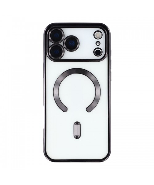 Siipro Back Cover Θηκη Σιλικονης Με Τζαμακι Καμερας Και Magsafe (Iphone 17 Pro Max)Μαύρο
