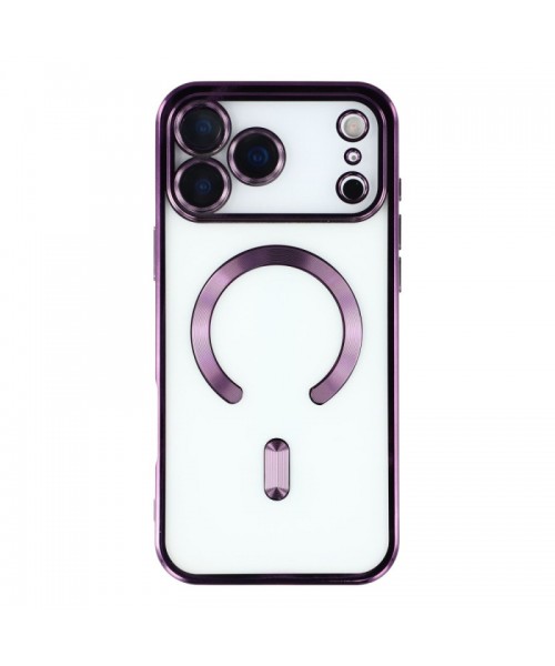Siipro Back Cover Θηκη Σιλικονης Με Τζαμακι Καμερας Και Magsafe (Iphone 17 Pro Max)Μώβ