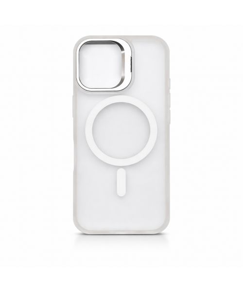 Διάφανη Θήκη MagSafe για iphone 14 White με Ενισχυμένη Προστασία Κάμερας