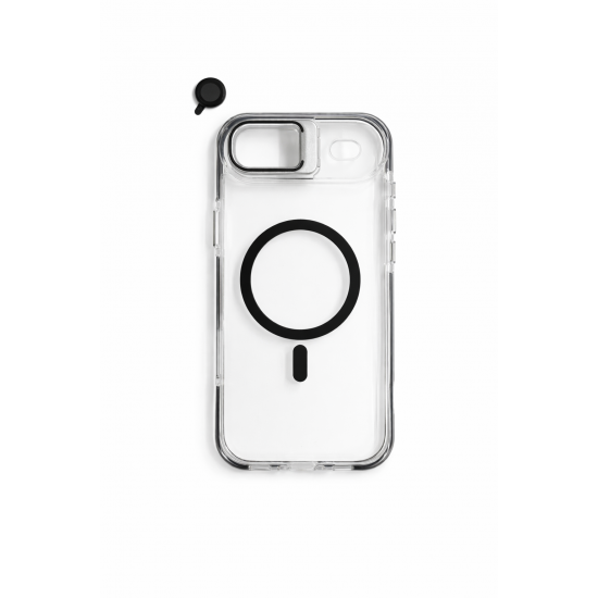 Διάφανη Θήκη iPhone 17 Air Black με MagSafe και camera lens– Ενισχυμένη Προστασία & Καθαρός Σχεδιασμός