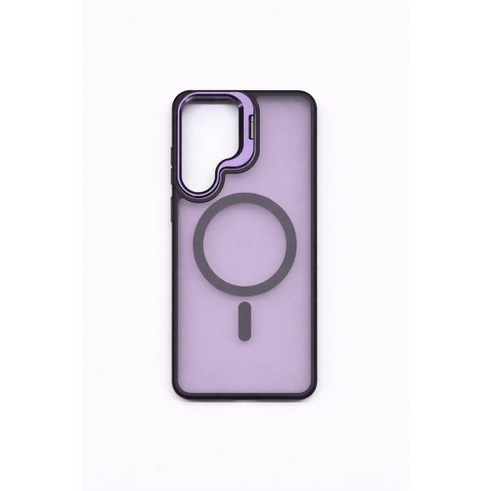 Διάφανη Θήκη MagSafe για Samsung Galaxy  S26– Purple με Ενισχυμένη Προστασία Κάμερας