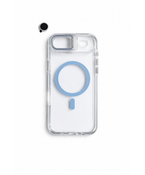 Διάφανη Θήκη iPhone 17 Air Blue με MagSafe και camera lens– Ενισχυμένη Προστασία & Καθαρός Σχεδιασμός