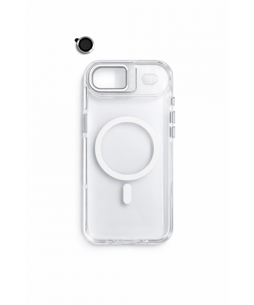 Διάφανη Θήκη iPhone 17 Air Silver με MagSafe και camera lens– Ενισχυμένη Προστασία & Καθαρός Σχεδιασμός