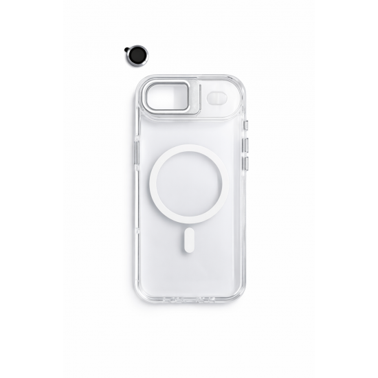 Διάφανη Θήκη iPhone 17 Air Silver με MagSafe και camera lens– Ενισχυμένη Προστασία & Καθαρός Σχεδιασμός