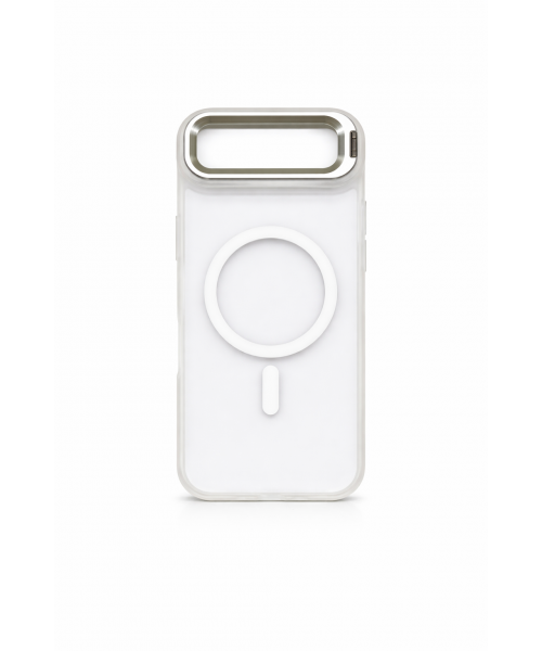 Διάφανη Θήκη MagSafe για iphone 17 Air White με Ενισχυμένη Προστασία Κάμερας
