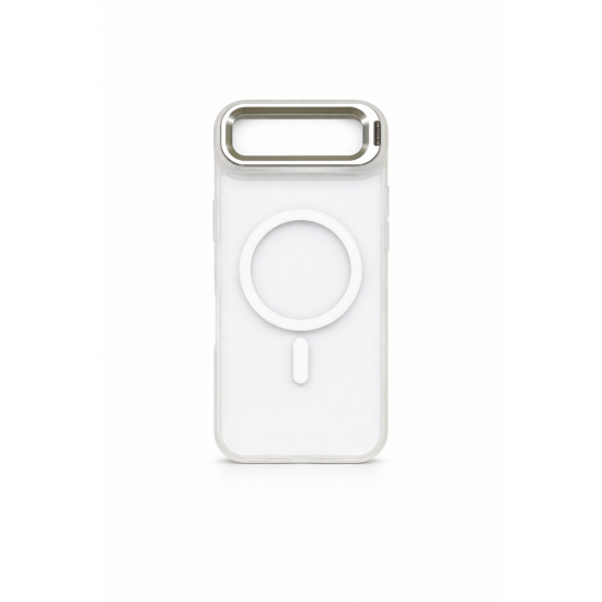 Διάφανη Θήκη MagSafe για iphone 17 Air White με Ενισχυμένη Προστασία Κάμερας