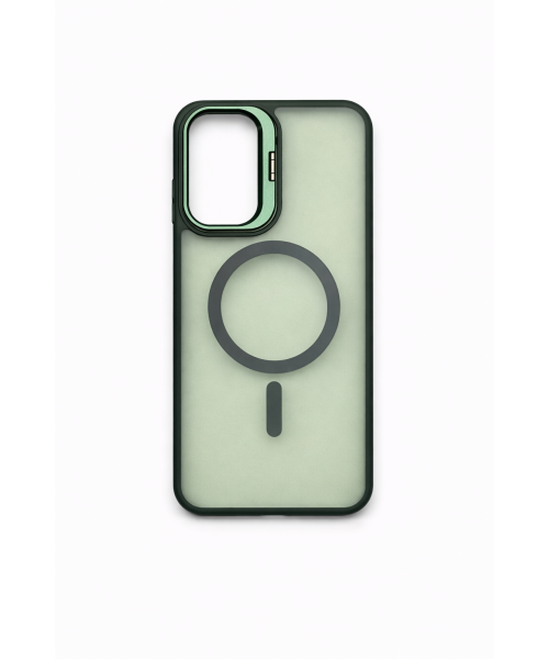 Διάφανη Θήκη MagSafe για Samsung Galaxy  A36/A56 – Green με Ενισχυμένη Προστασία Κάμερας