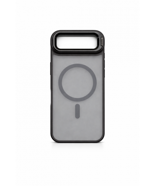 Διάφανη Θήκη MagSafe για iphone 17 Air black με Ενισχυμένη Προστασία Κάμερας