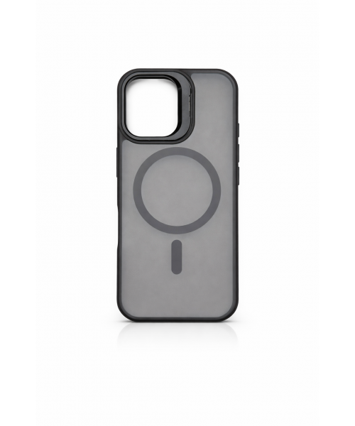 Διάφανη Θήκη MagSafe για iphone 14 pro black με Ενισχυμένη Προστασία Κάμερας