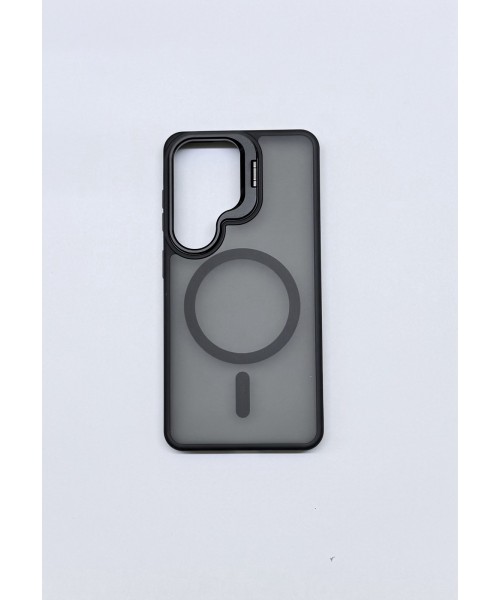 Διάφανη Θήκη MagSafe για Samsung Galaxy  S26– Black με Ενισχυμένη Προστασία Κάμερας