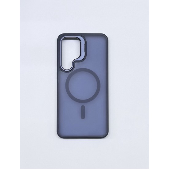 Διάφανη Θήκη MagSafe για Samsung Galaxy  S25 FE– Blue με Ενισχυμένη Προστασία Κάμερας