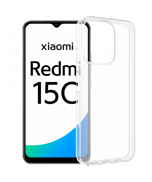 Θήκη Σιλικόνης Back Cover Διάφανη 1.5mm -redmi 15C