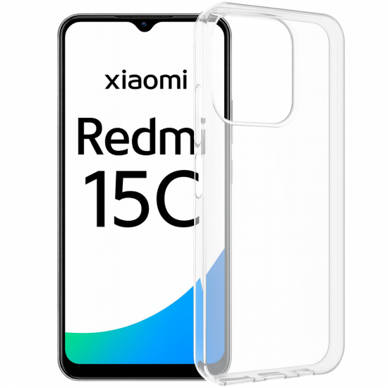 Θήκη Σιλικόνης Back Cover Διάφανη 1.5mm -redmi 15C
