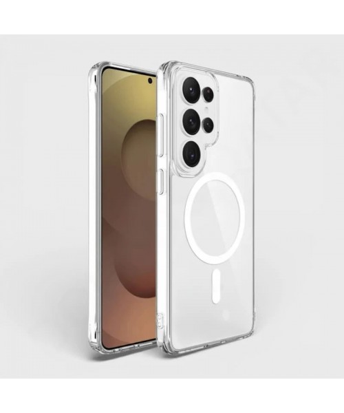 Θήκη Σιλικόνης Διάφανη με MagSafe για Samsung Galaxy S26 Ultra – Ανθεκτική & Λεπτή