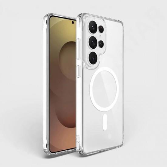 Θήκη Σιλικόνης Διάφανη με MagSafe για Samsung Galaxy S26 Ultra – Ανθεκτική & Λεπτή