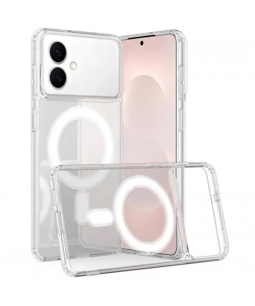 Θήκη Σιλικόνης Διάφανη με MagSafe για Samsung Galaxy S26 EDGE  – Ανθεκτική & Λεπτή