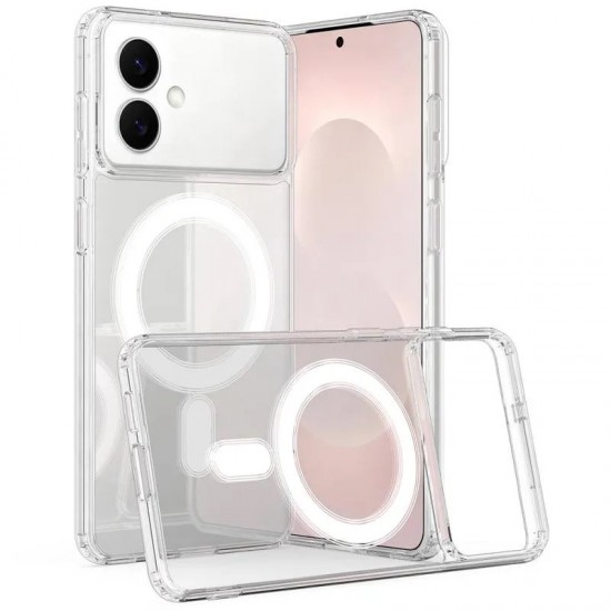 Θήκη Σιλικόνης Διάφανη με MagSafe για Samsung Galaxy S26 EDGE  – Ανθεκτική & Λεπτή