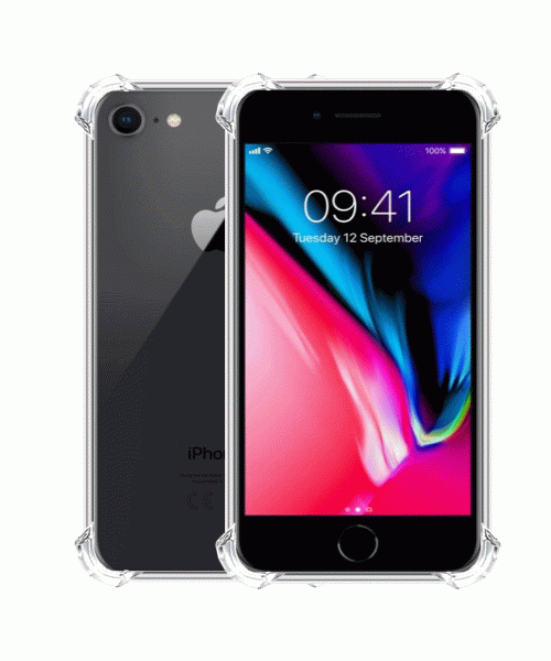 Unbreak Back Cover Σιλικόνης Διάφανο για Iphone 8