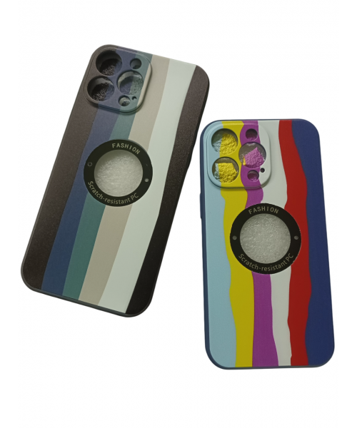 Μαλακό κάλυμμα σιλικόνης Rainbow για το iPhone 12 pro Max