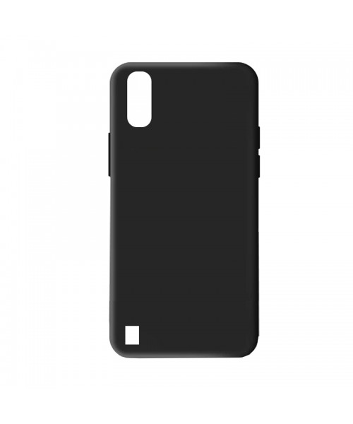 Θήκη Σιλικόνης Soft TPU Colorfull For SAMSUNG GALAXY A01 - Black