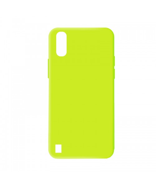 Θήκη Σιλικόνης Soft TPU Colorfull For SAMSUNG GALAXY A01 - Yellow