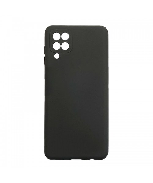 Θήκη Σιλικόνης Soft TPU Colorfull For SAMSUNG GALAXY A12 - Black