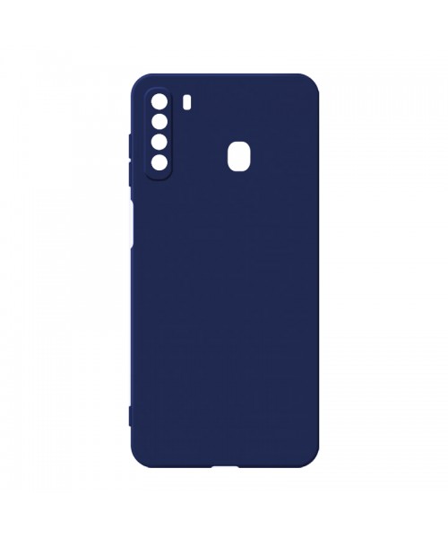 Θήκη Σιλικόνης Soft TPU Colorfull For SAMSUNG GALAXY A21 - Blue