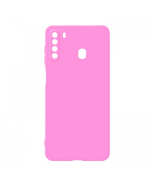 Θήκη Σιλικόνης Soft TPU Colorfull For SAMSUNG GALAXY A21 - Pink