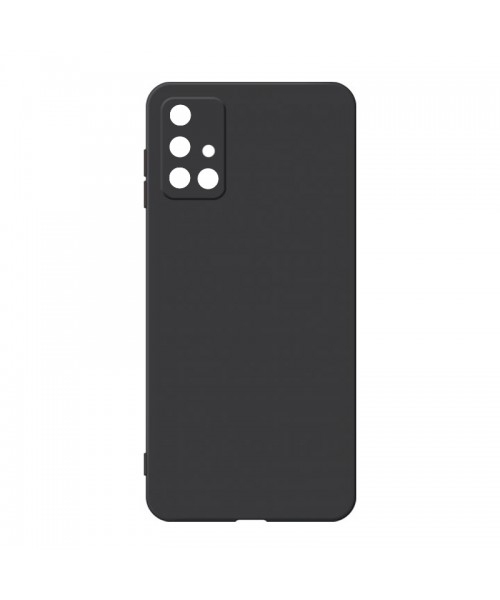 Θήκη Σιλικόνης Soft TPU Colorfull For SAMSUNG GALAXY A51 - Black