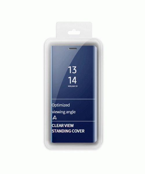 OEM CLEAR VIEW STAND BOOK COVER FOR SAMSUNG GALAXY A40 - PINK