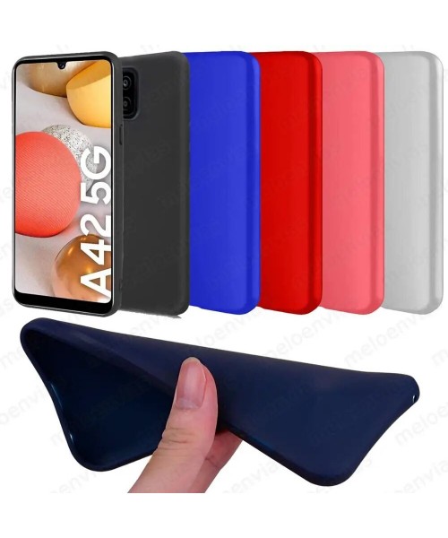 Siipro Case for Samsung Galaxy A42 Silicone TPU Soft Touch