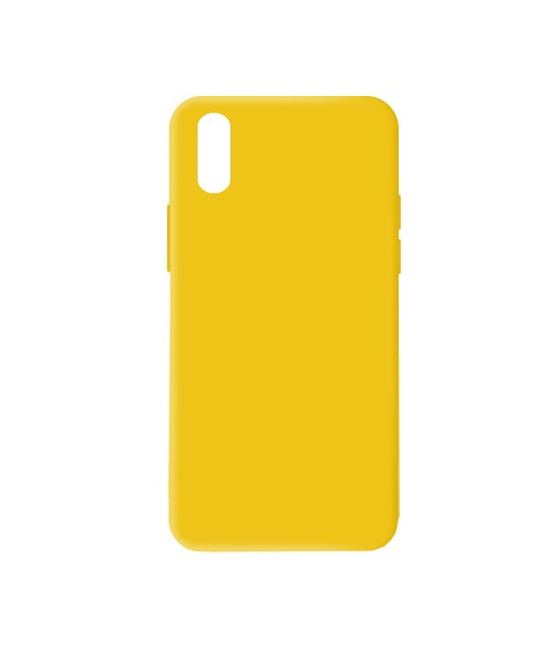 Θήκη Σιλικόνης Soft TPU Colorfull For IPHONE XS MAX - Yellow