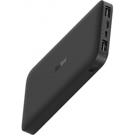 Xiaomi Redmi Power Bank 10000mAh 5W με 2 Θύρες USB-A Μαύρο