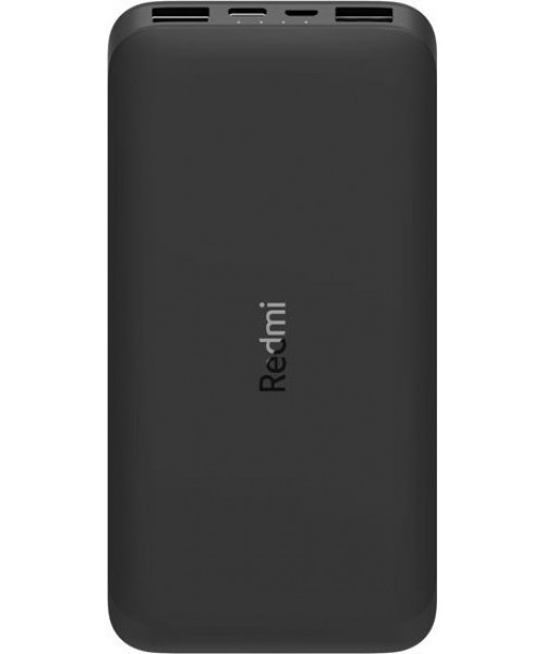 Xiaomi Redmi Power Bank 10000mAh 5W με 2 Θύρες USB-A Μαύρο