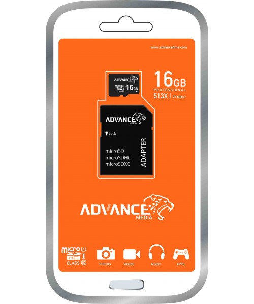 Κάρτα Μνήμης Advance Media Professional - 16Gb