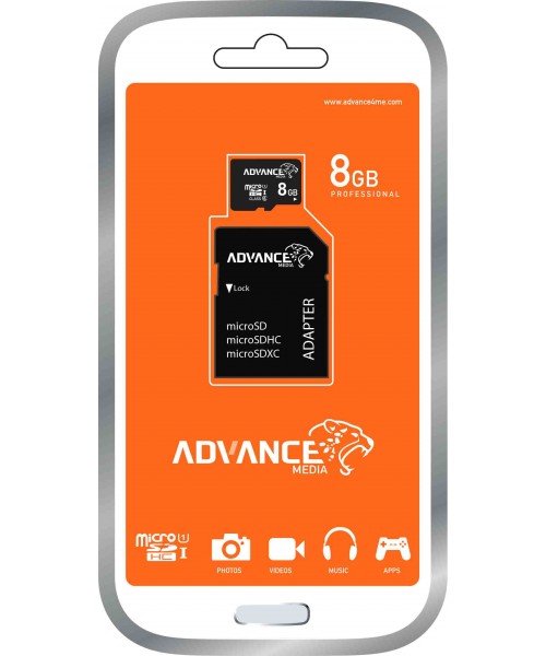 Κάρτα Μνήμης Advance Media Professional - 8Gb