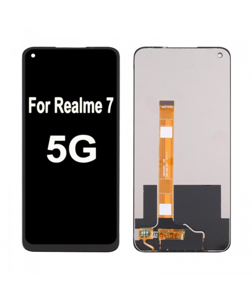 OEM Οθόνη Lcd Και Μηχανισμός Αφής Realme 7 5G (Amoled) - Μαύρο