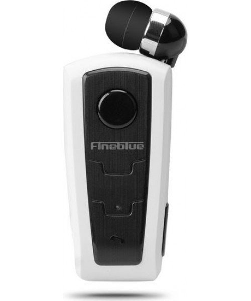 FINEBLUE HANDSFREE BLUETOOTH ΑΚΟΥΣΤΙΚΟ F910 - WHITE